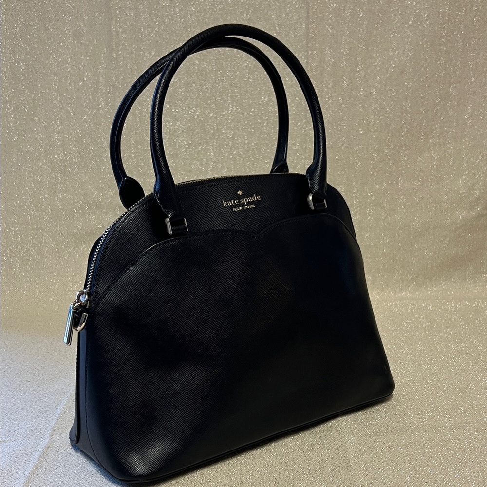 ♠️ Kate Spade Payton Medium Dome Satchel, Black
